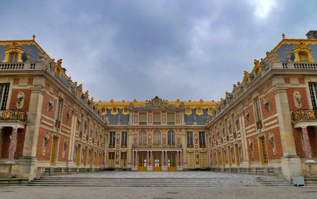 the palace of versailles in Île-de-France near paris